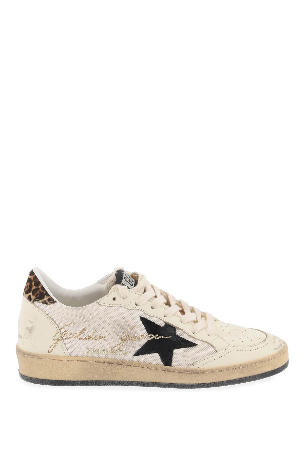 Golden Goose GOLDEN GOOSE leather and mesh ball star sneakers in