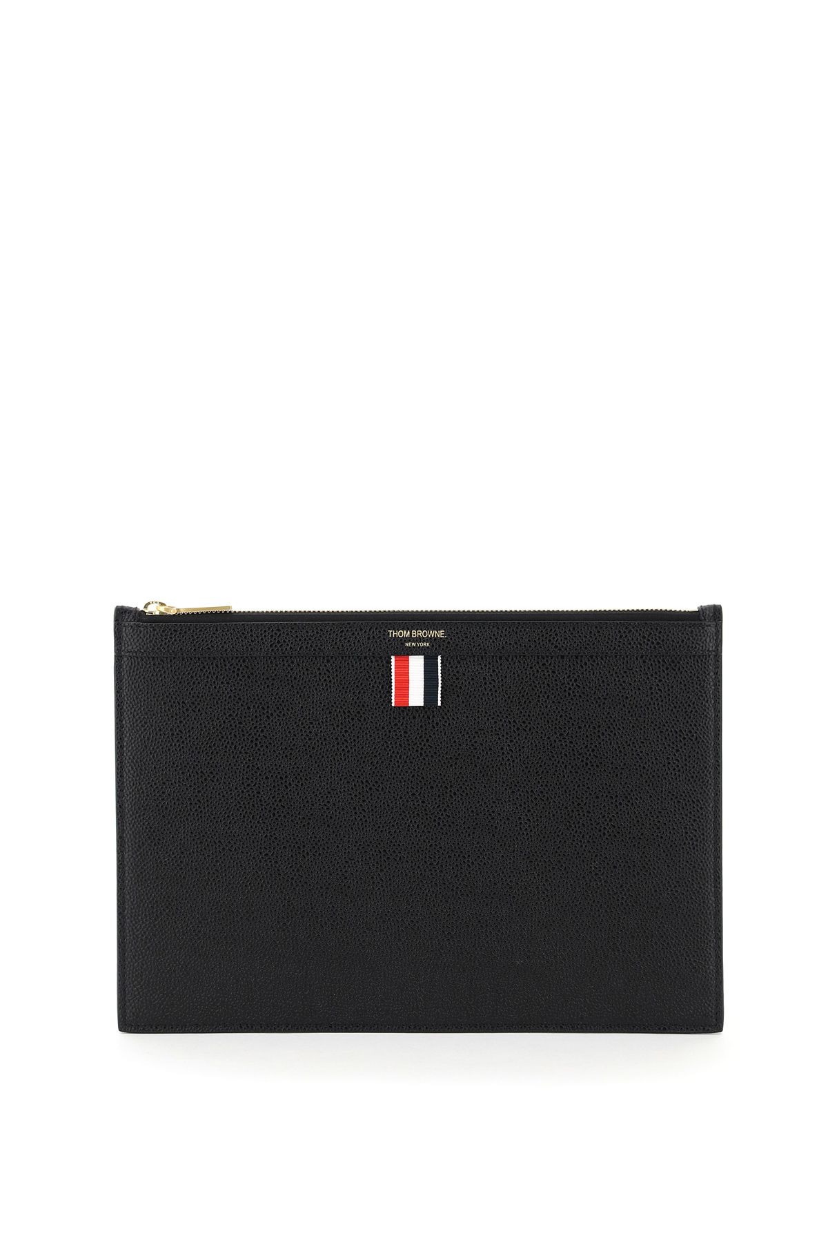 Thom Browne THOM BROWNE leather medium document holder pouch