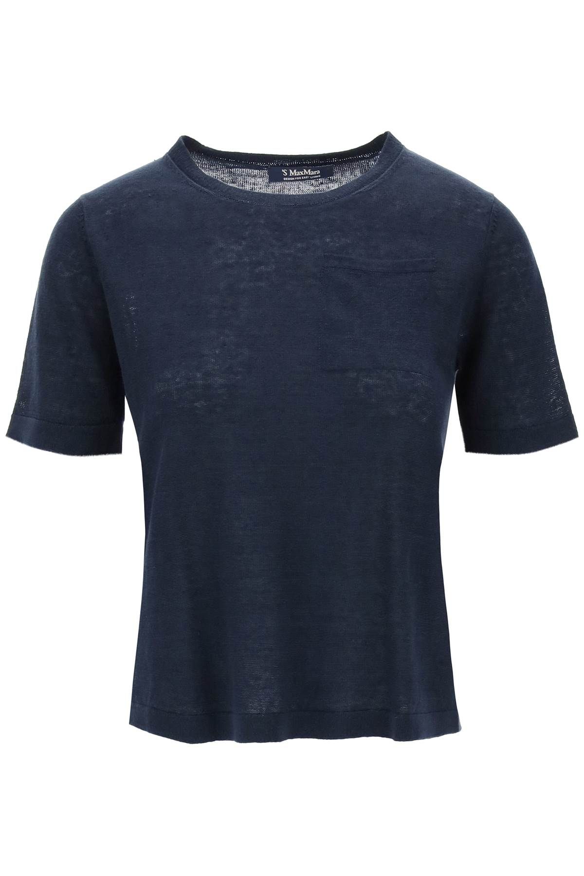  'S MAX MARA novara linen knit t-shirt