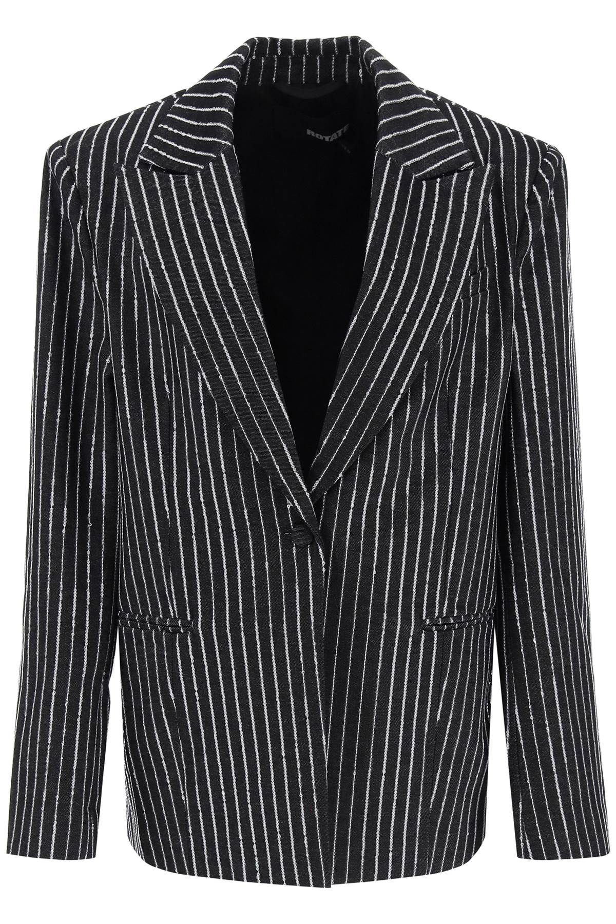 Rotate ROTATE blazer with sequined stripes