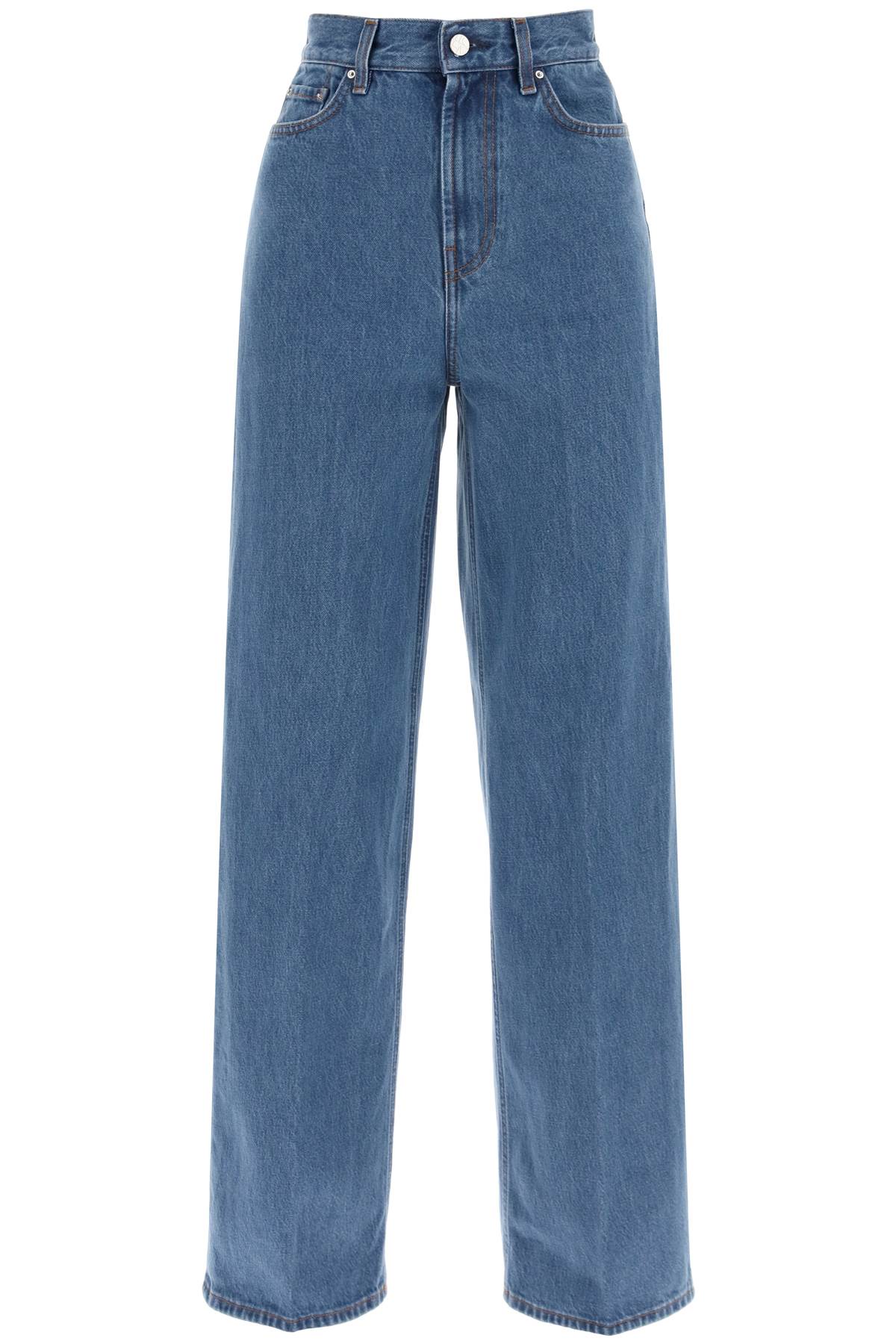 Toteme TOTEME organic cotton wide leg jeans.