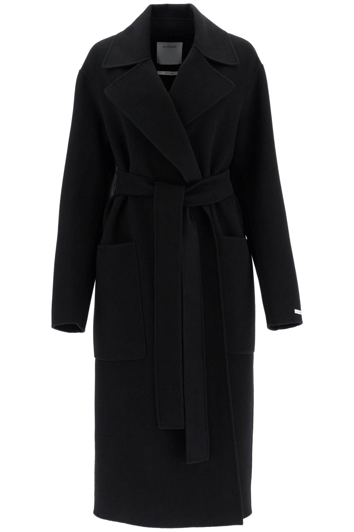 Sportmax SPORTMAX coat with belt