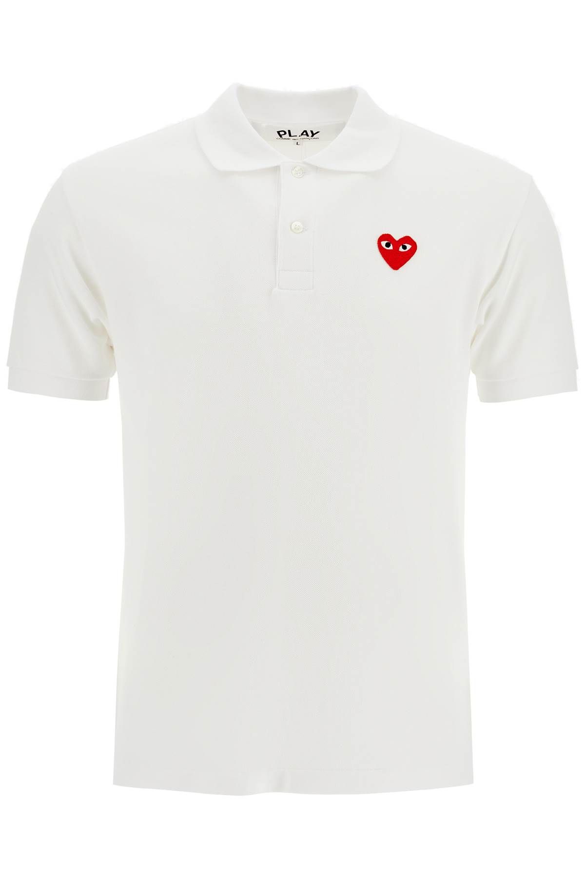 Comme Des Garçons Play COMME DES GARCONS PLAY heart polo shirt