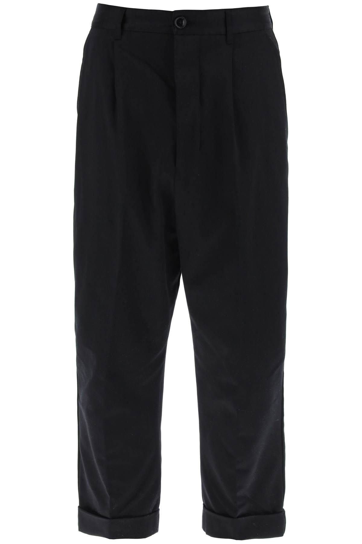  AMI ALEXANDRE MATIUSSI cotton carrot pants for men