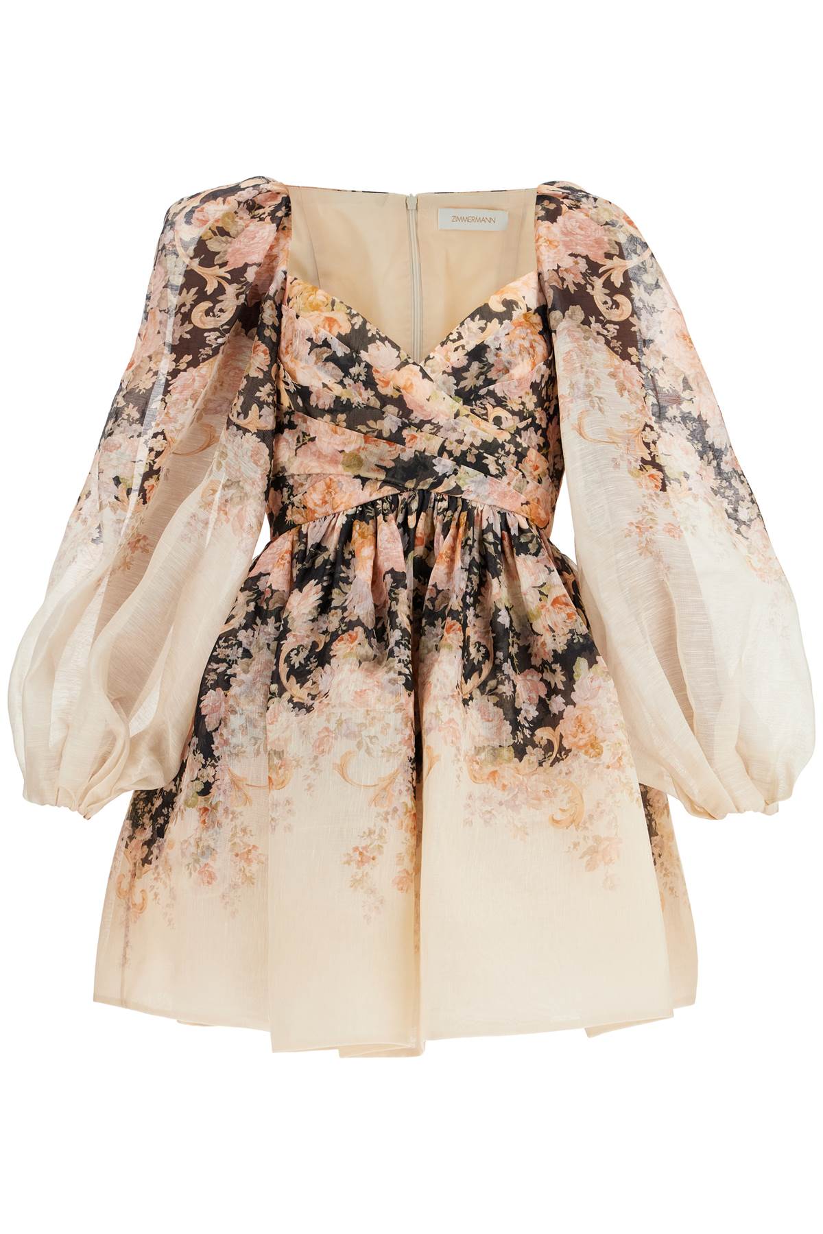 Zimmermann ZIMMERMANN floral mini dress illustr