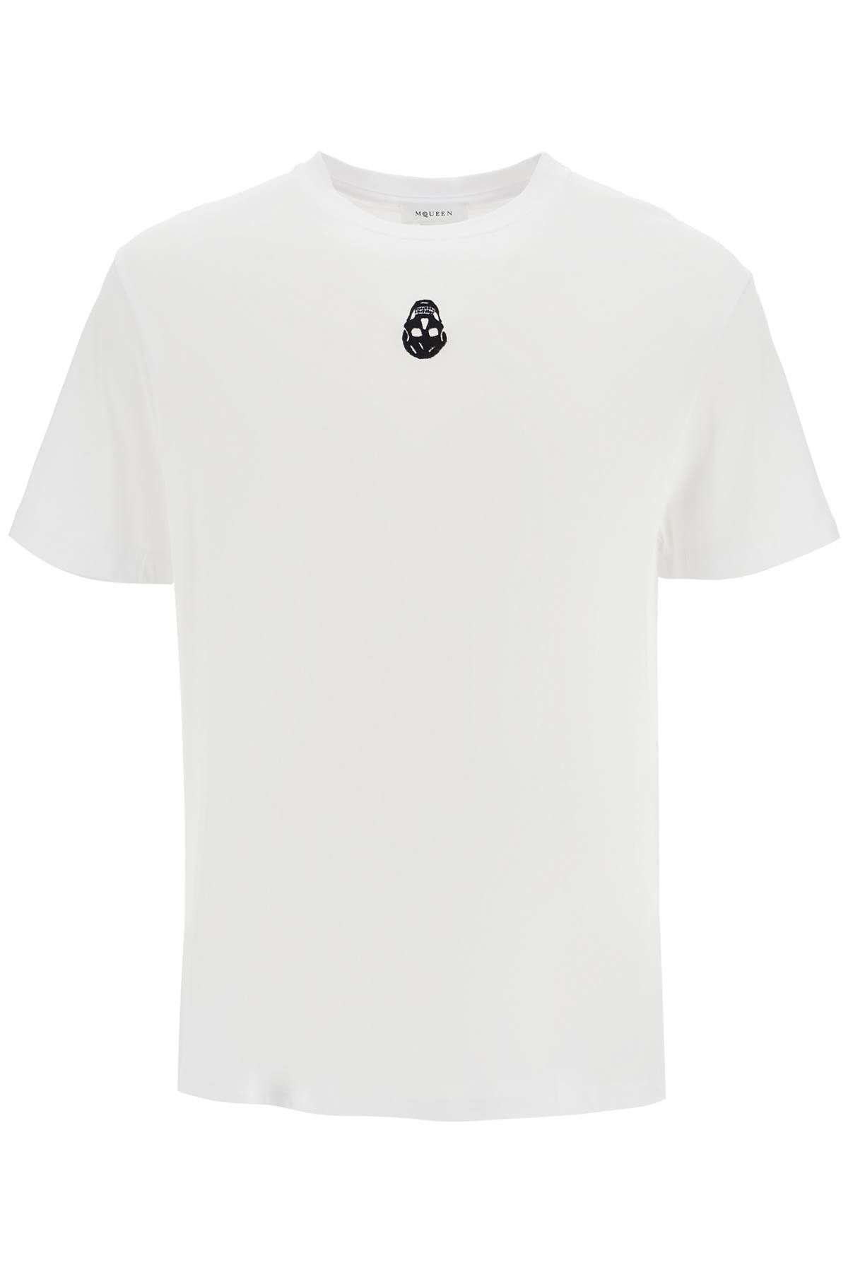 Alexander McQueen ALEXANDER MCQUEEN skull embroidered t-shirt