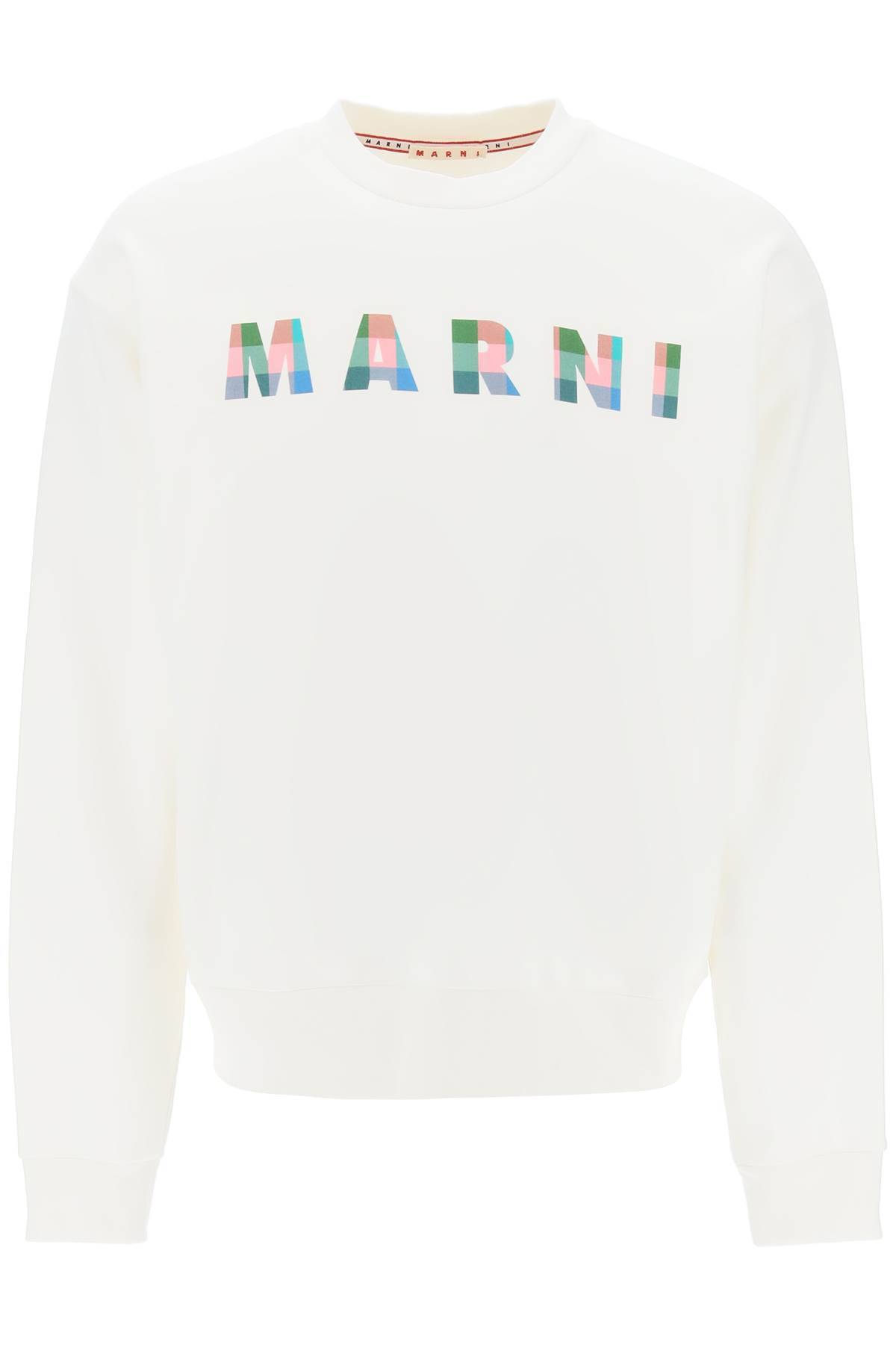 Marni MARNI sweatshirt with plaid logo