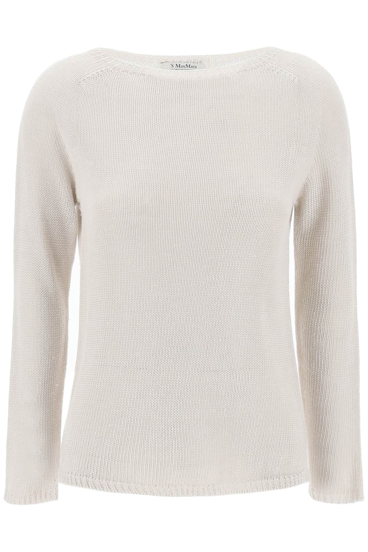  'S MAX MARA lightweight linen knit pullover by giol