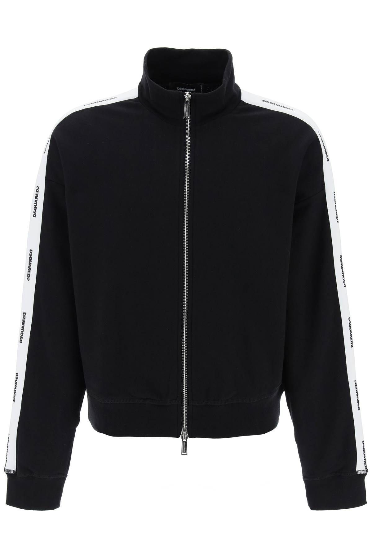 Dsquared2 DSQUARED2 zip-up sweatshirt with logo bands