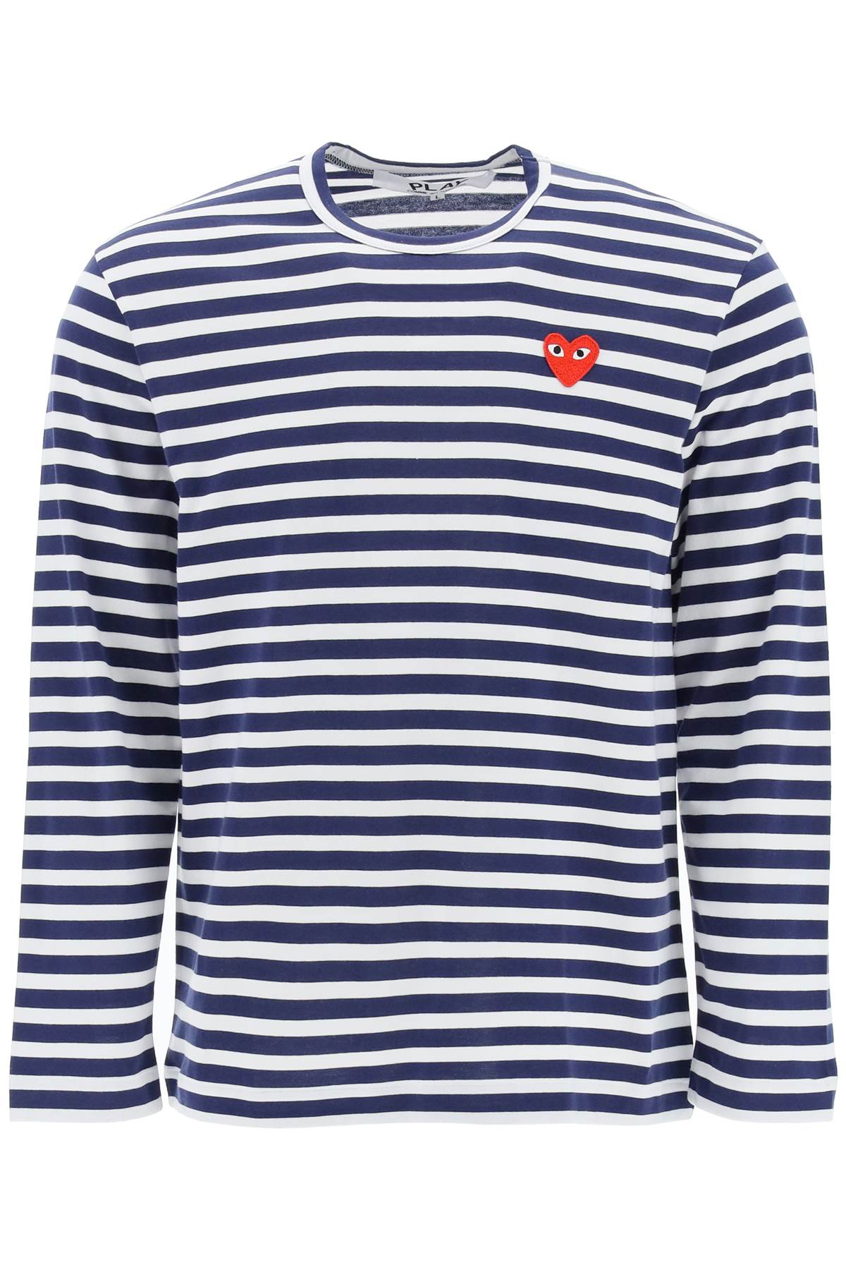 Comme Des Garçons Play COMME DES GARCONS PLAY striped long-sleeved t-shirt