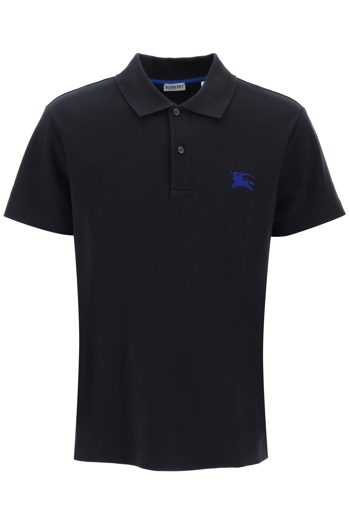 Burberry BURBERRY pique polo shirt with embroidered ekd