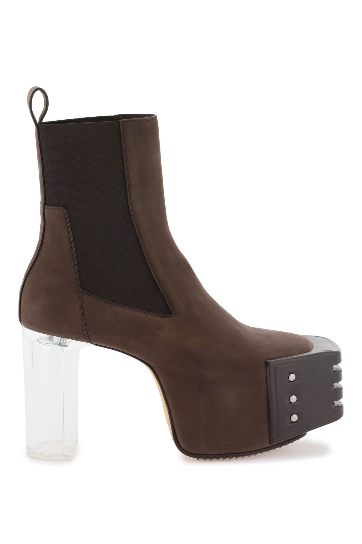 Rick Owens RICK OWENS platform heeled ankle boots