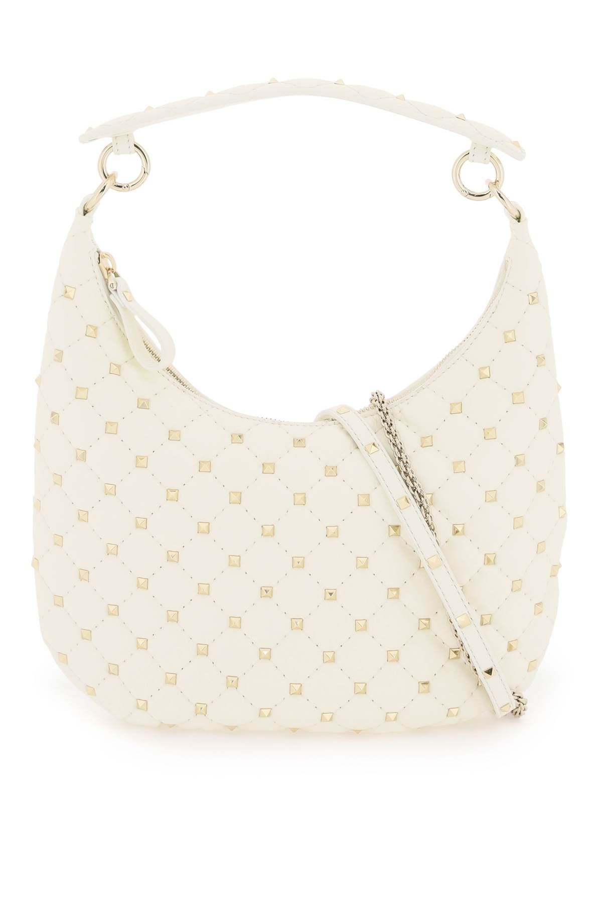 VALENTINO GARAVANI VALENTINO GARAVANI small leather 'rockstud spike' hobo bag