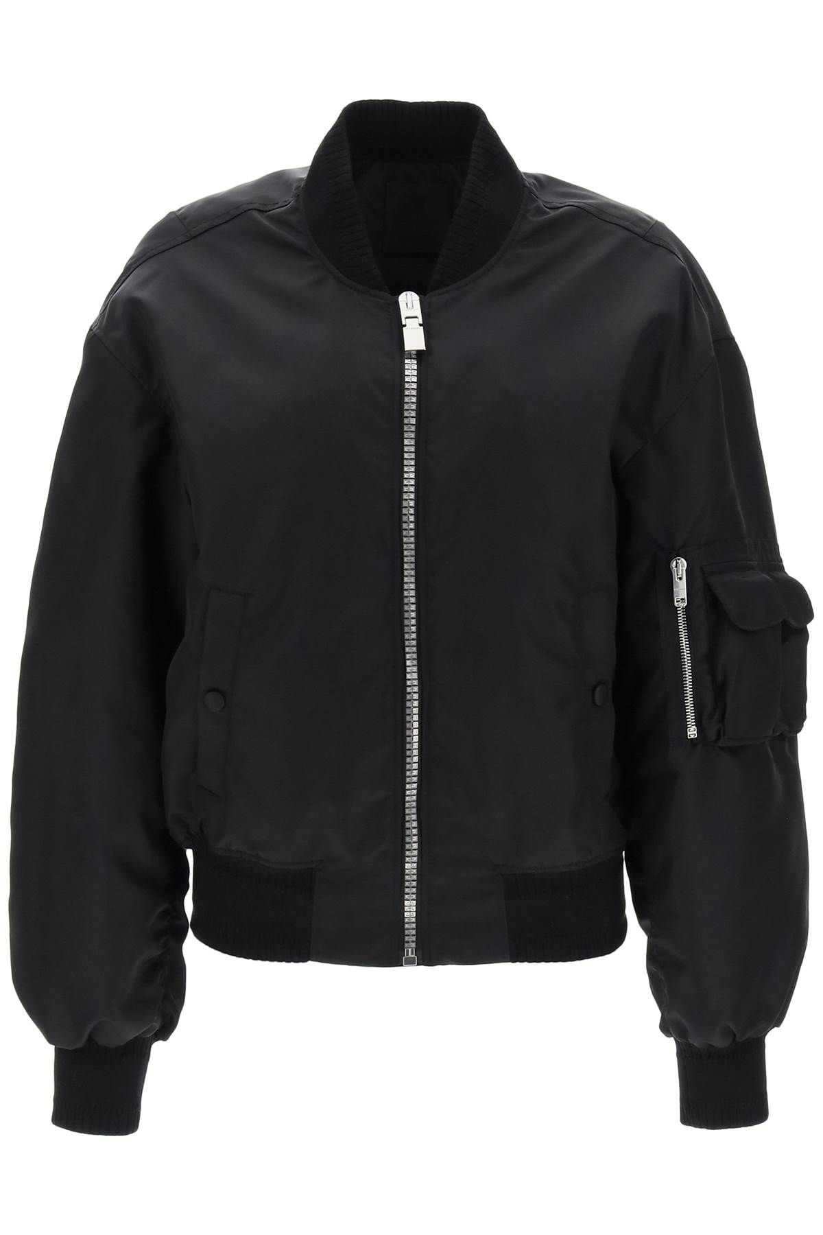 Givenchy GIVENCHY bomber jacket with logo print and 4g zipper