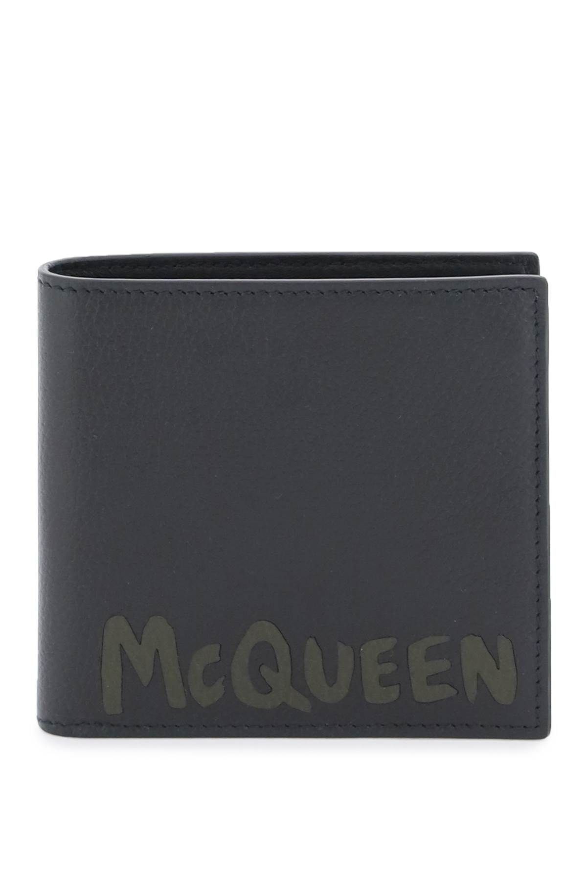 Alexander McQueen ALEXANDER MCQUEEN graffiti bi-fold wallet