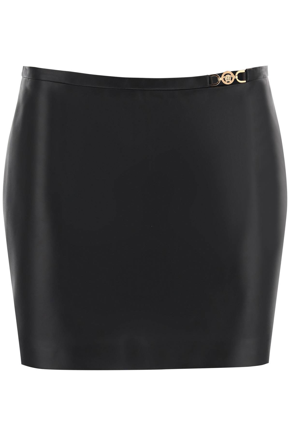 Versace VERSACE medusa '95 leather mini skirt