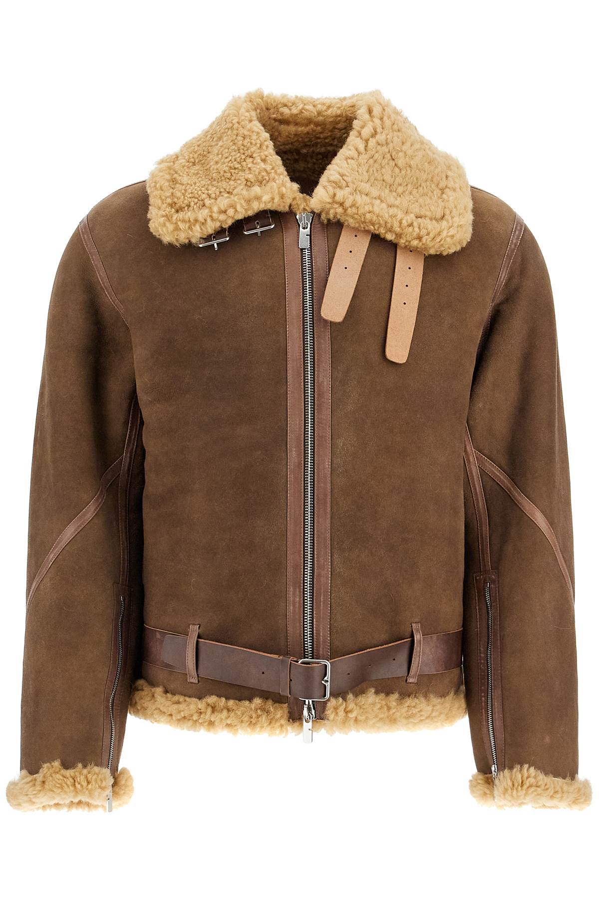 Burberry BURBERRY shearling aviator jacket for