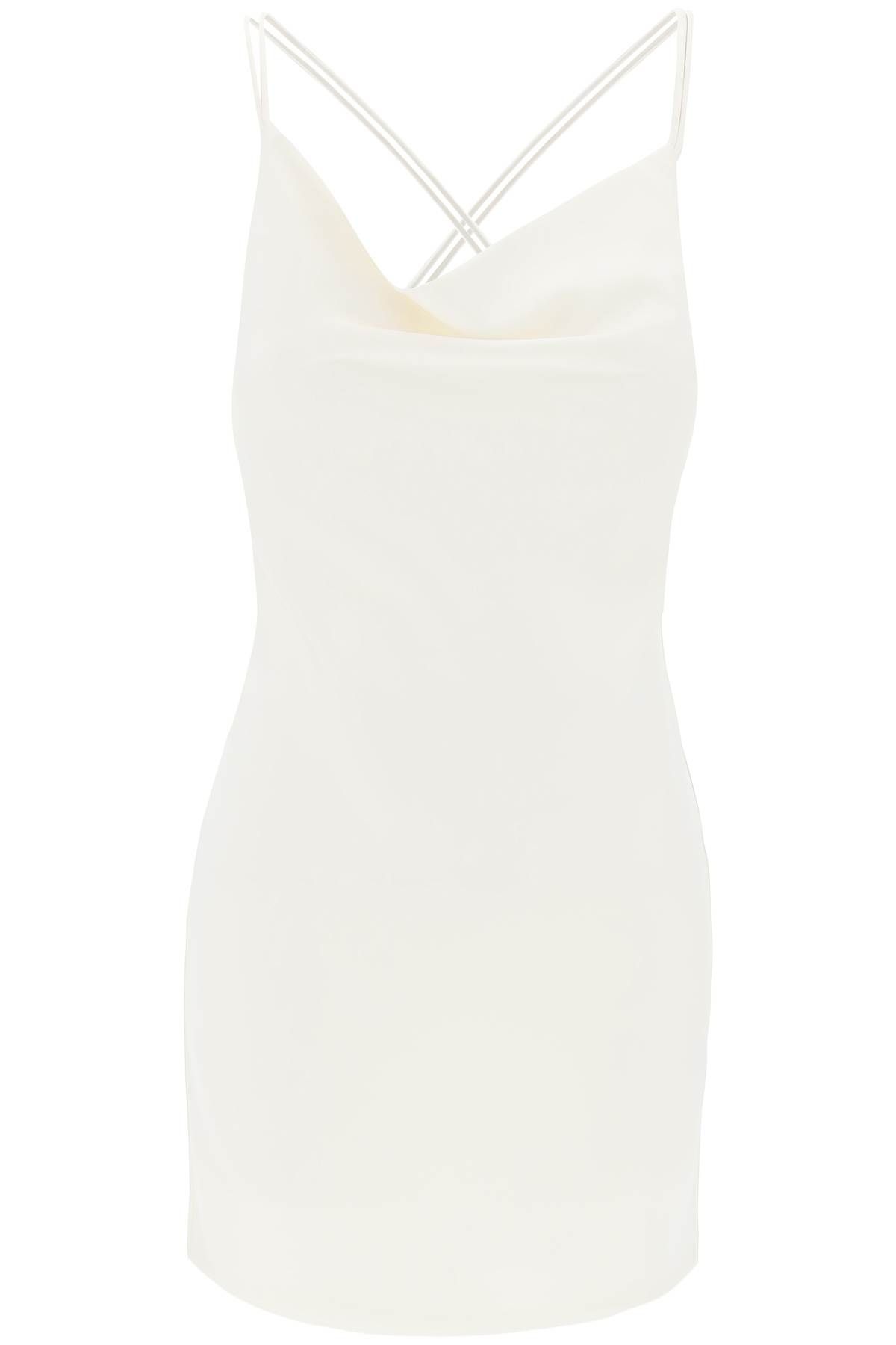 Rotate ROTATE satin mini slip dress for a