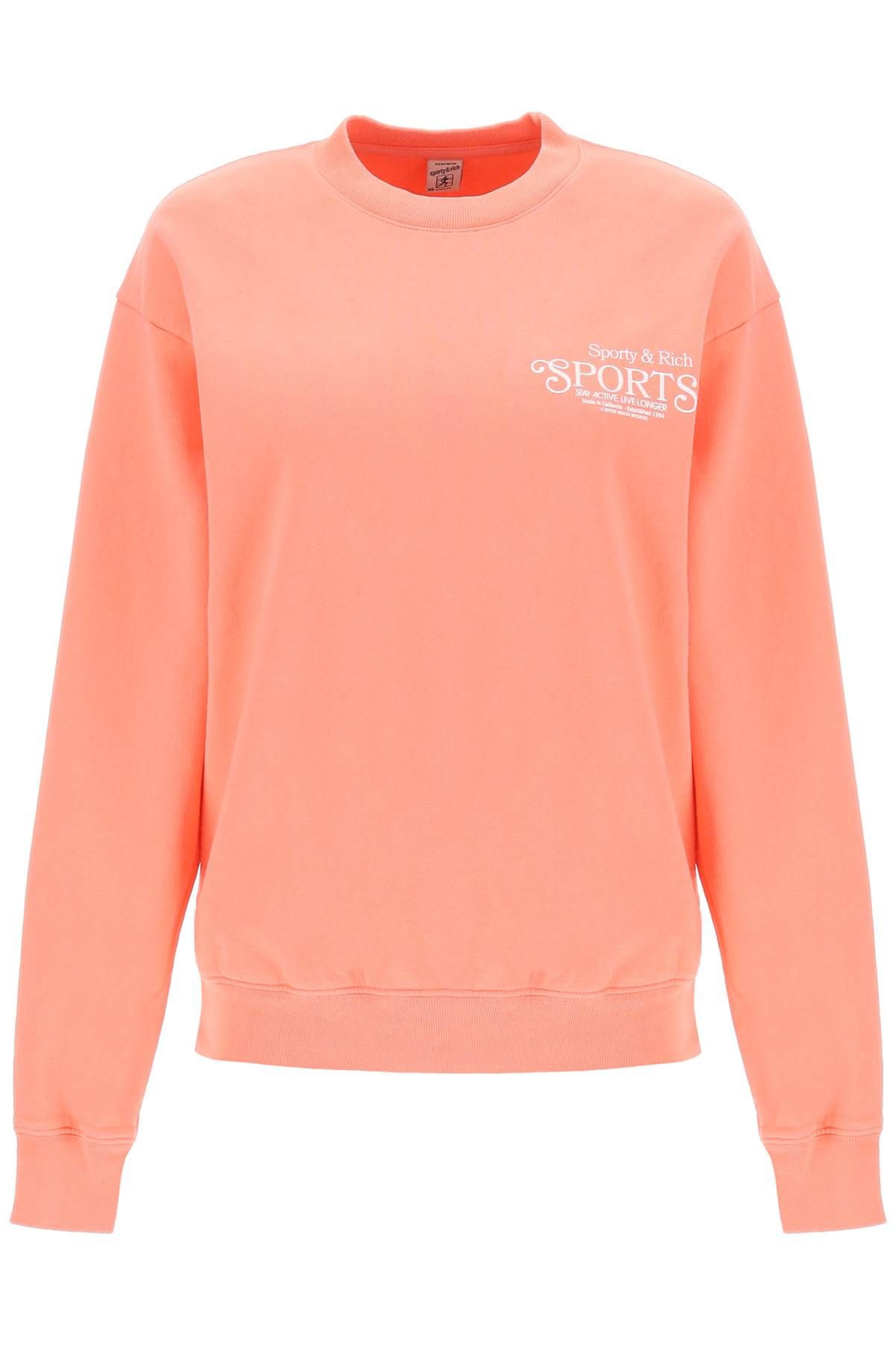  SPORTY RICH 'bardot sports' sweatshirt