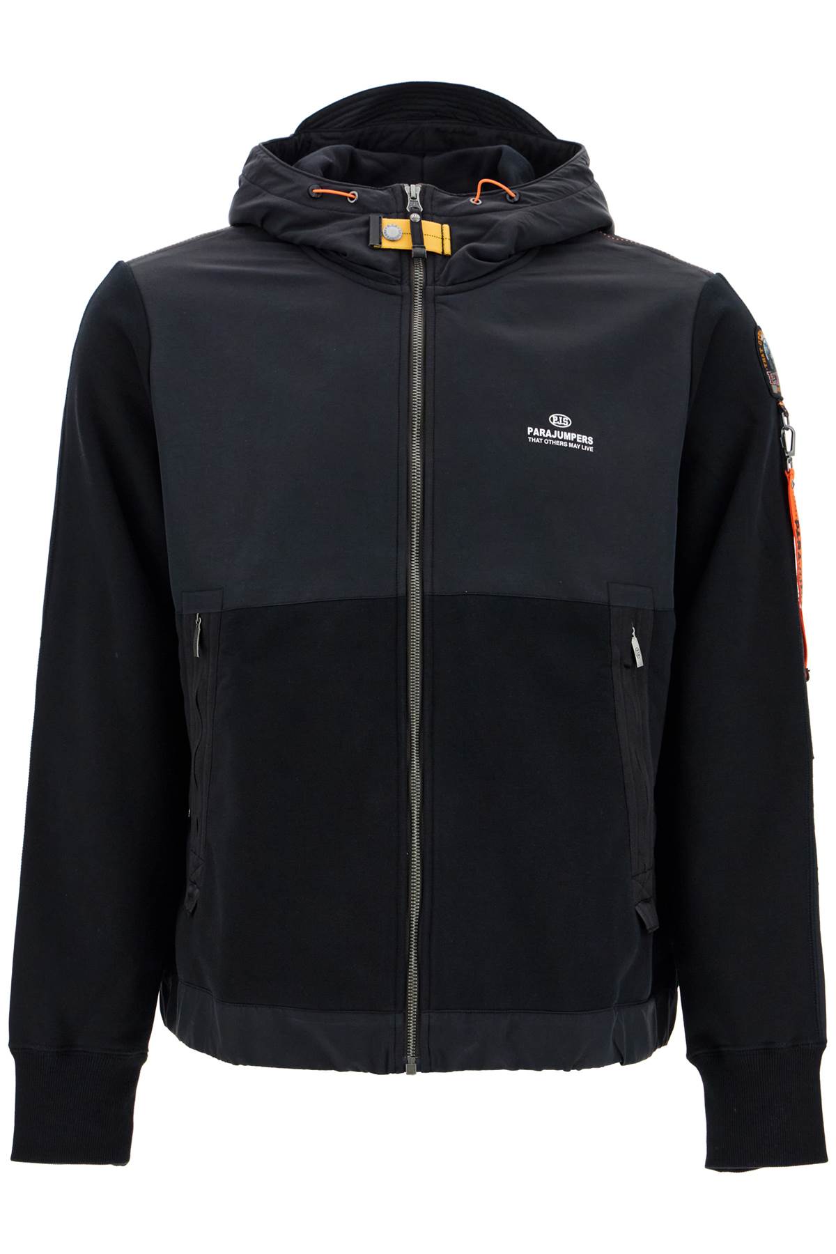 PARAJUMPERS PARAJUMPERS e trident hooded zip-up sweat