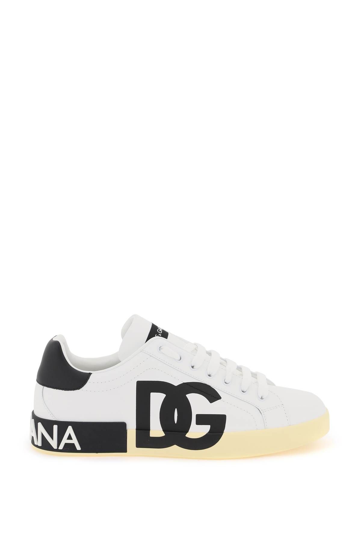 Dolce & Gabbana DOLCE & GABBANA leather portofino sneakers with dg logo