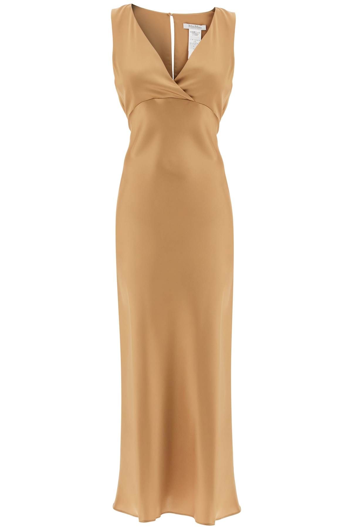 Max Mara MAX MARA sleeveless long satin dress