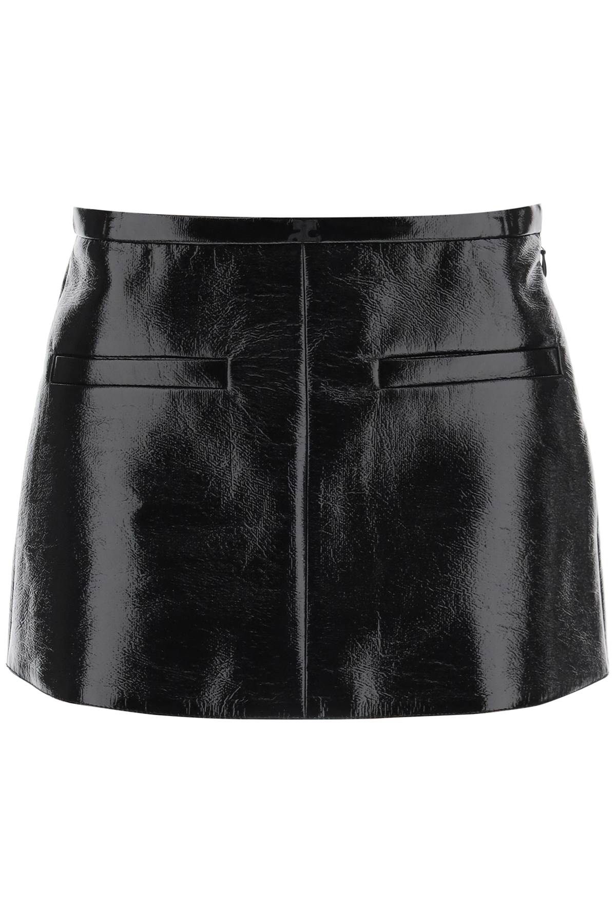 Courrèges COURREGES vinyl mini skirt