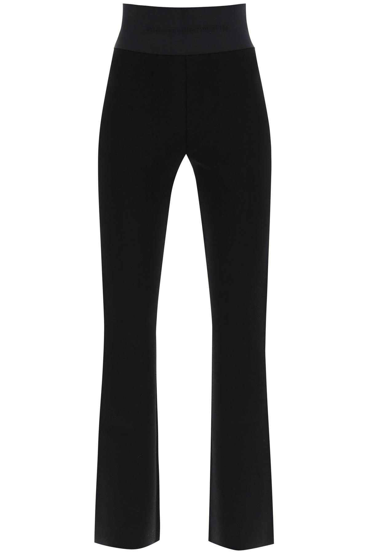 Alexander Wang ALEXANDER WANG flared pants with branded stripe