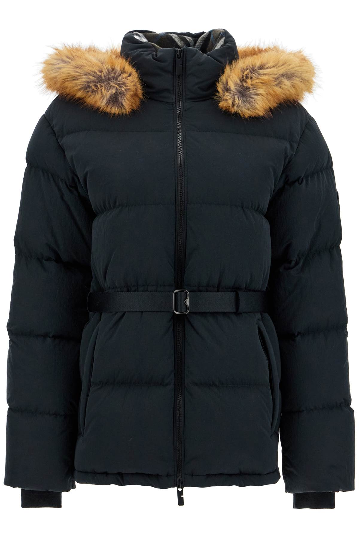 Burberry BURBERRY short nylon down jacket