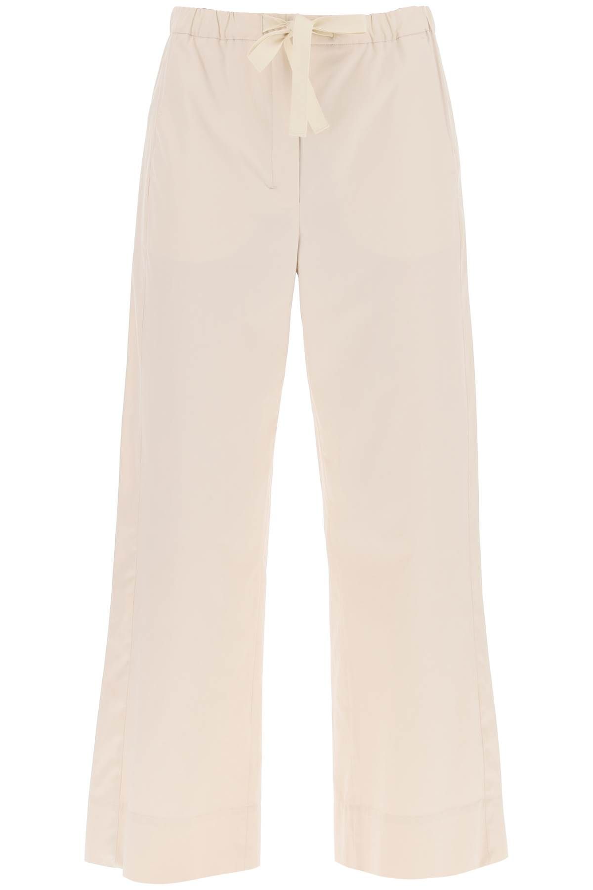  'S MAX MARA cropped silver pants