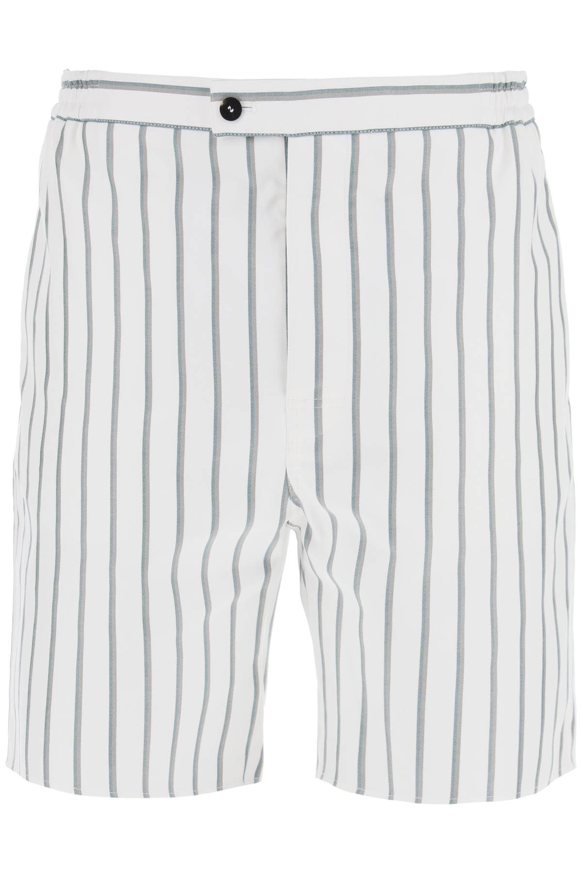 Ferragamo FERRAGAMO striped cotton blend bermuda shorts