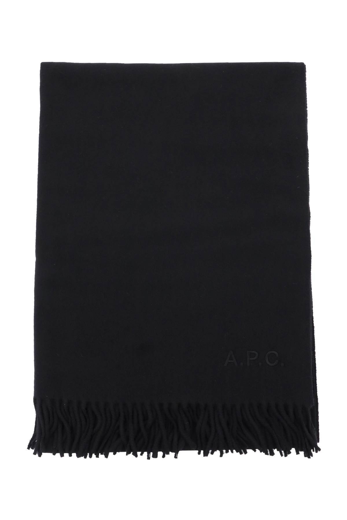 A.P.C. A. P.C. alix brodée wool scarf