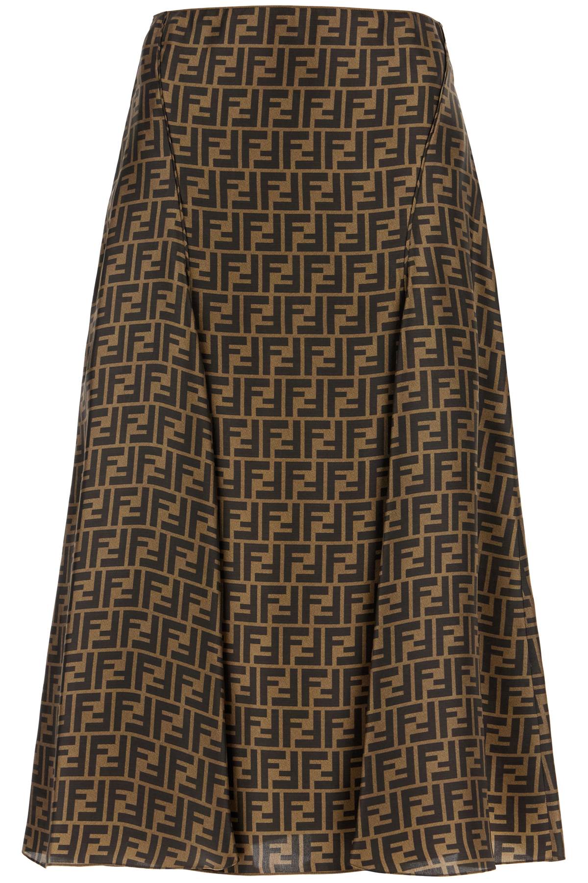 FENDI FENDI twill ff skirt in italian