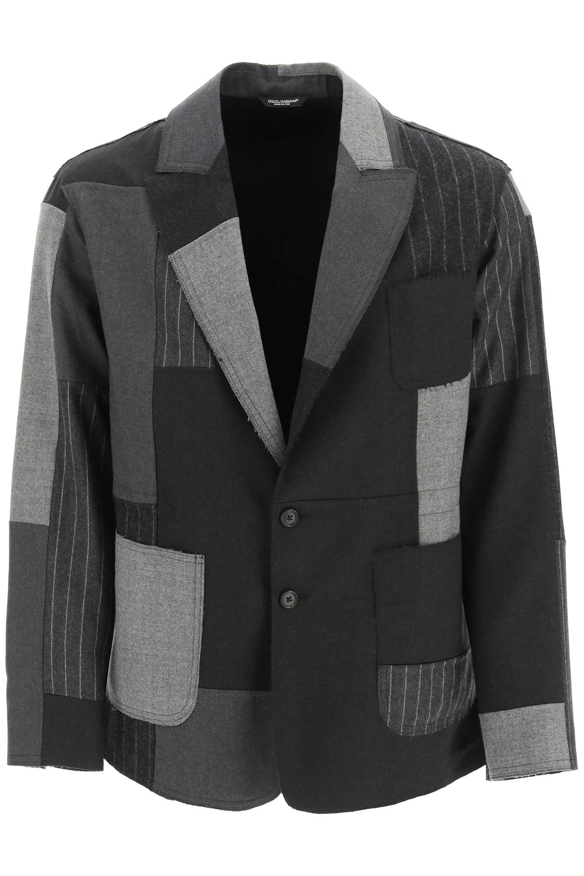 Dolce & Gabbana DOLCE & GABBANA patchwork wool jacket