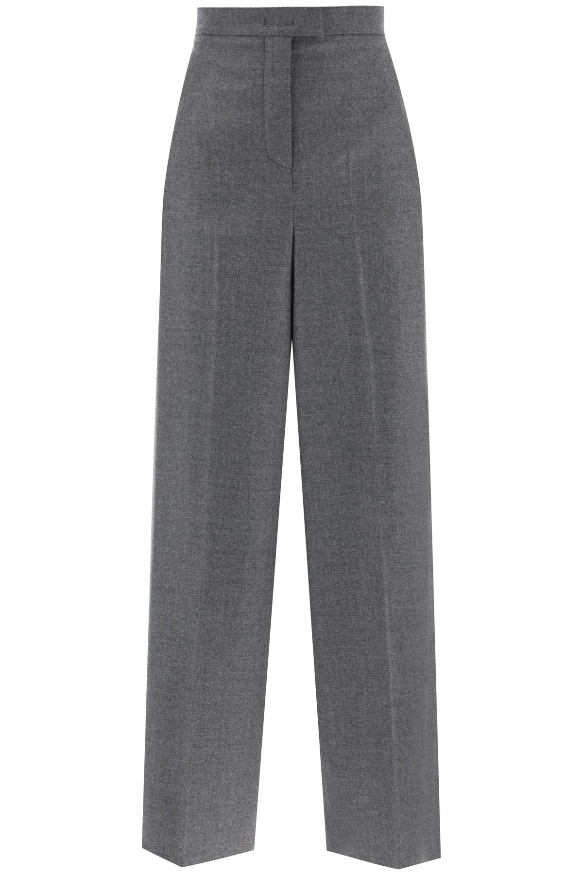 FENDI FENDI melange wool palazzo pants