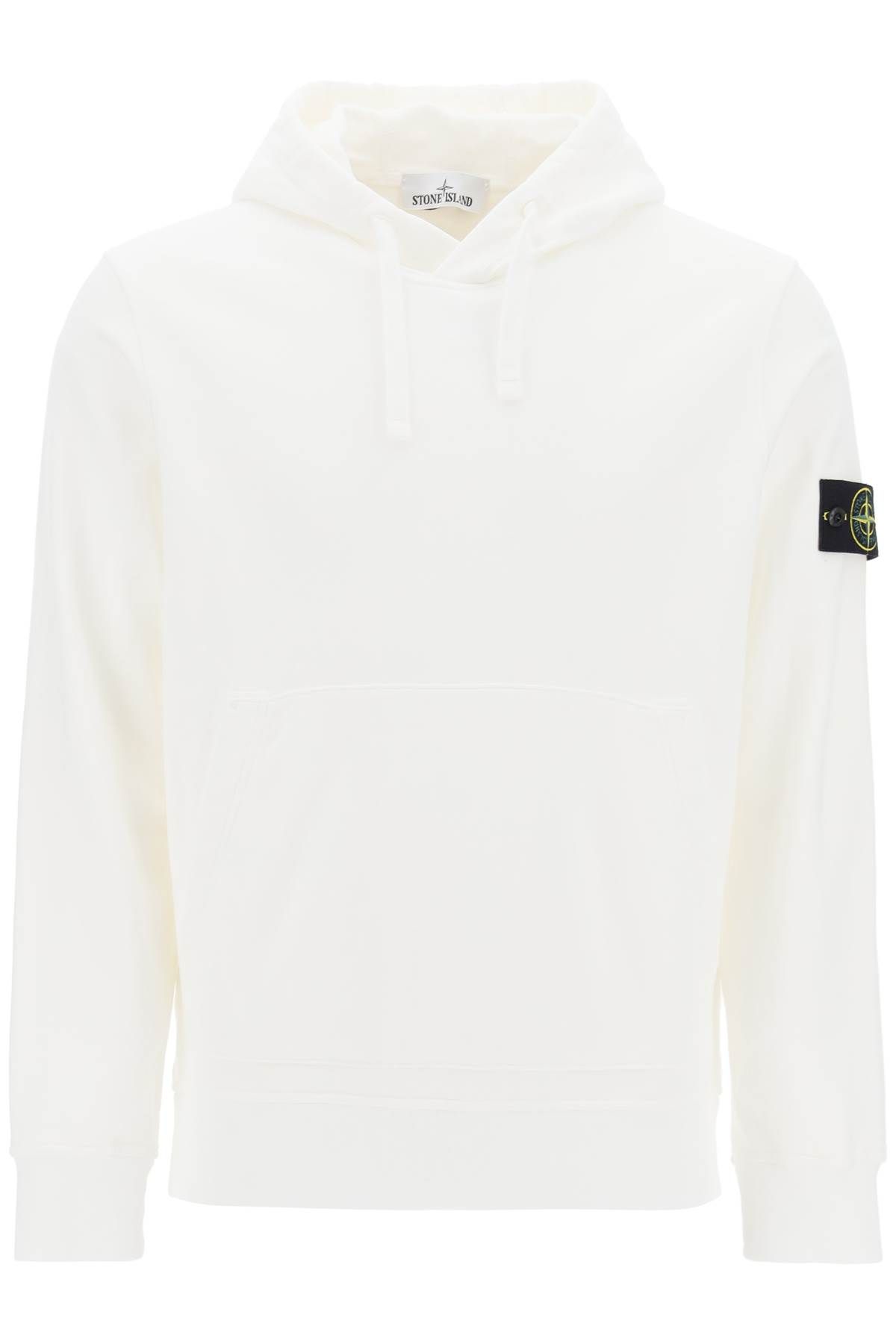 Stone Island STONE ISLAND logo badge hoodie