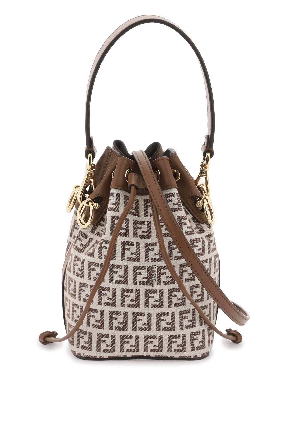 FENDI FENDI ff fabric jacquard mon tresor mini bag