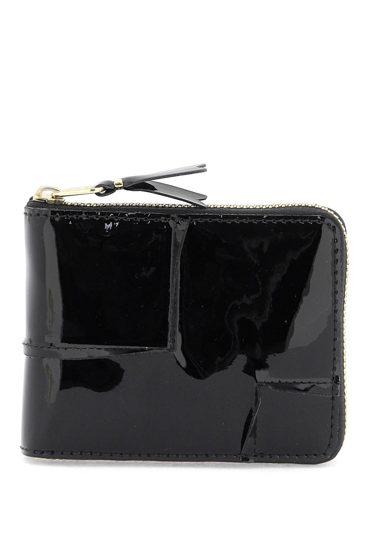 COMME DES GARCONS WALLET COMME DES GARCONS WALLET zip around patent leather wallet with zipper