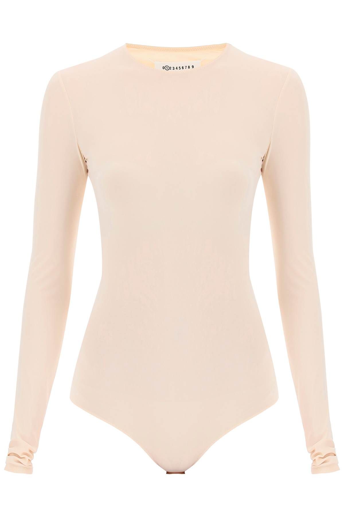 Maison Margiela MAISON MARGIELA second skin long sleeve lycra bodysuit