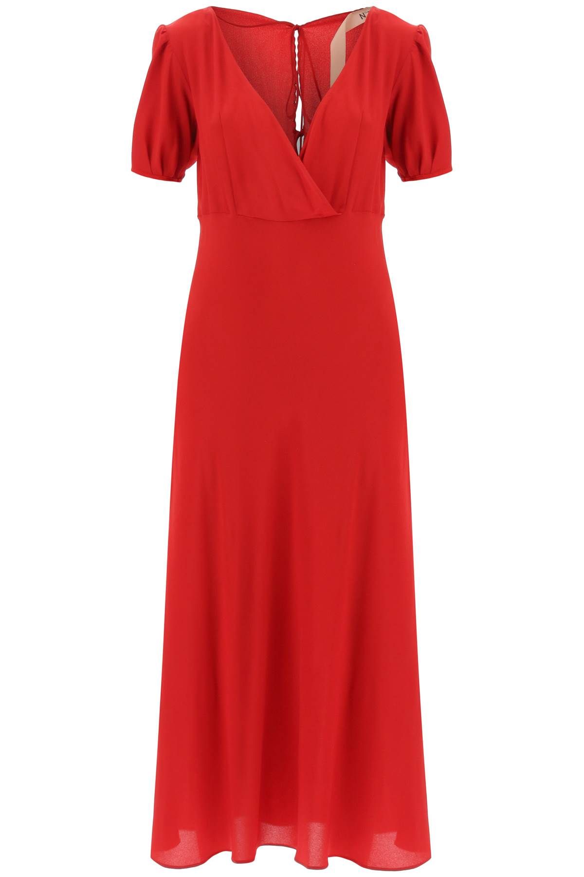  N.21 crepe midi dress