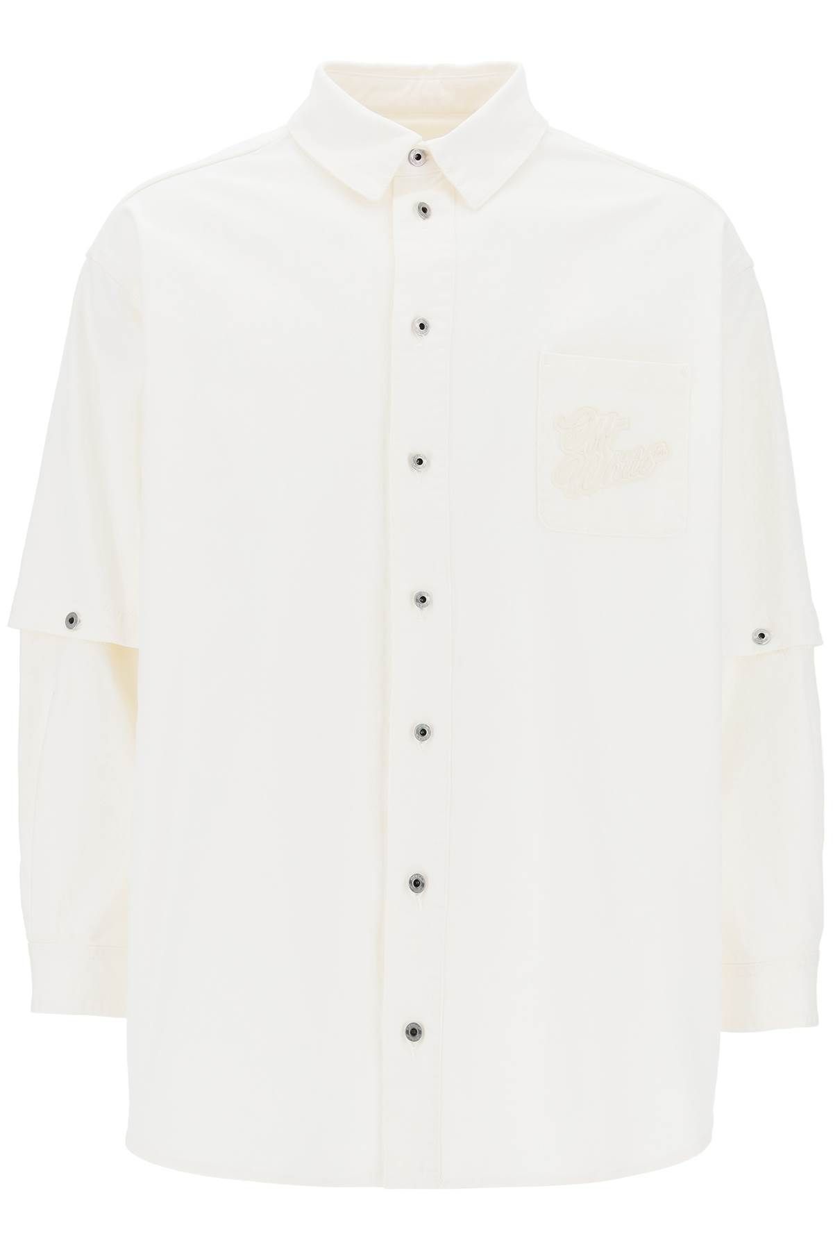 OFF-WHITE OFF-WHITE convertible overshirt with 90's