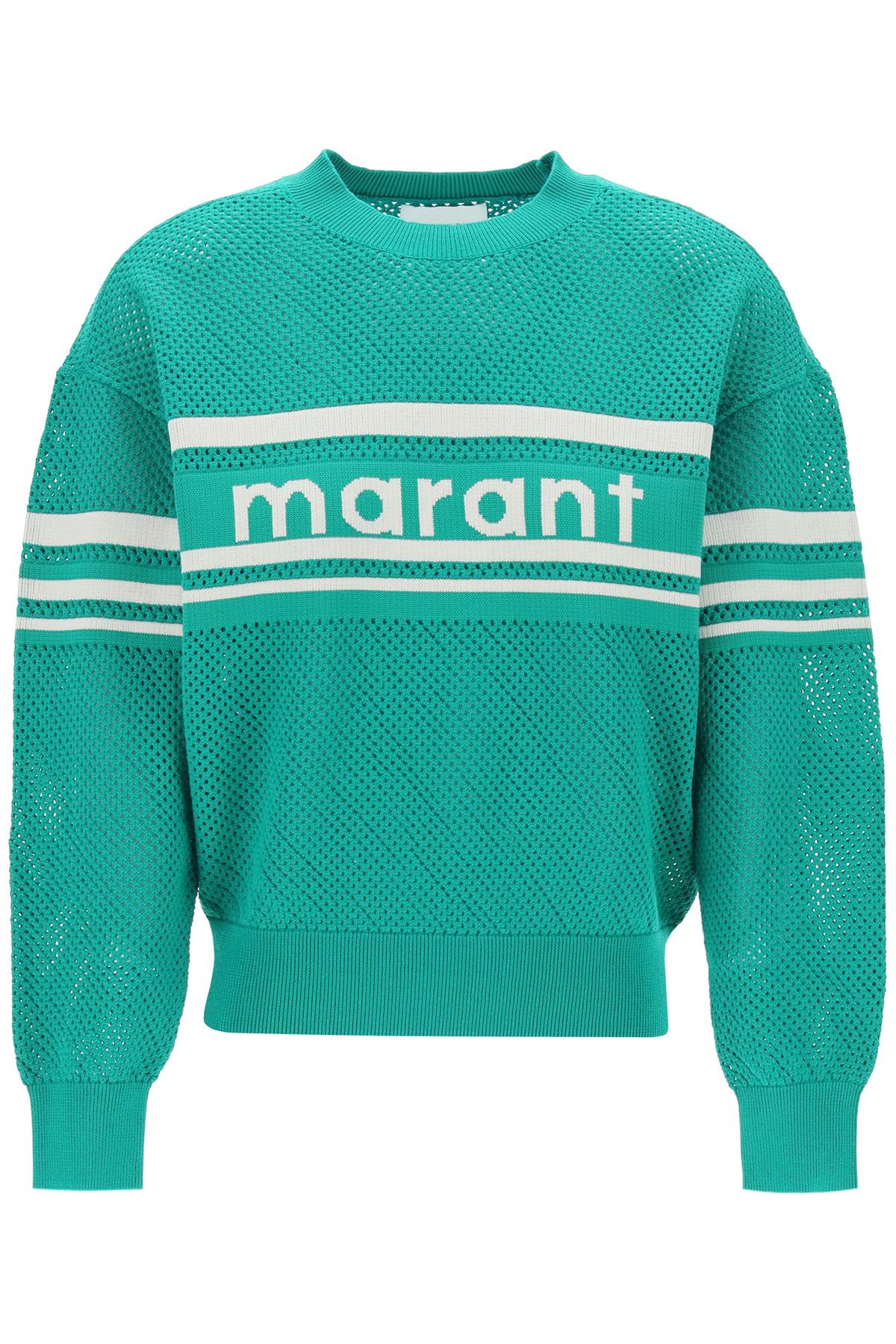 Isabel Marant Étoile ISABEL MARANT ETOILE "arwen logo perforated knit pullover