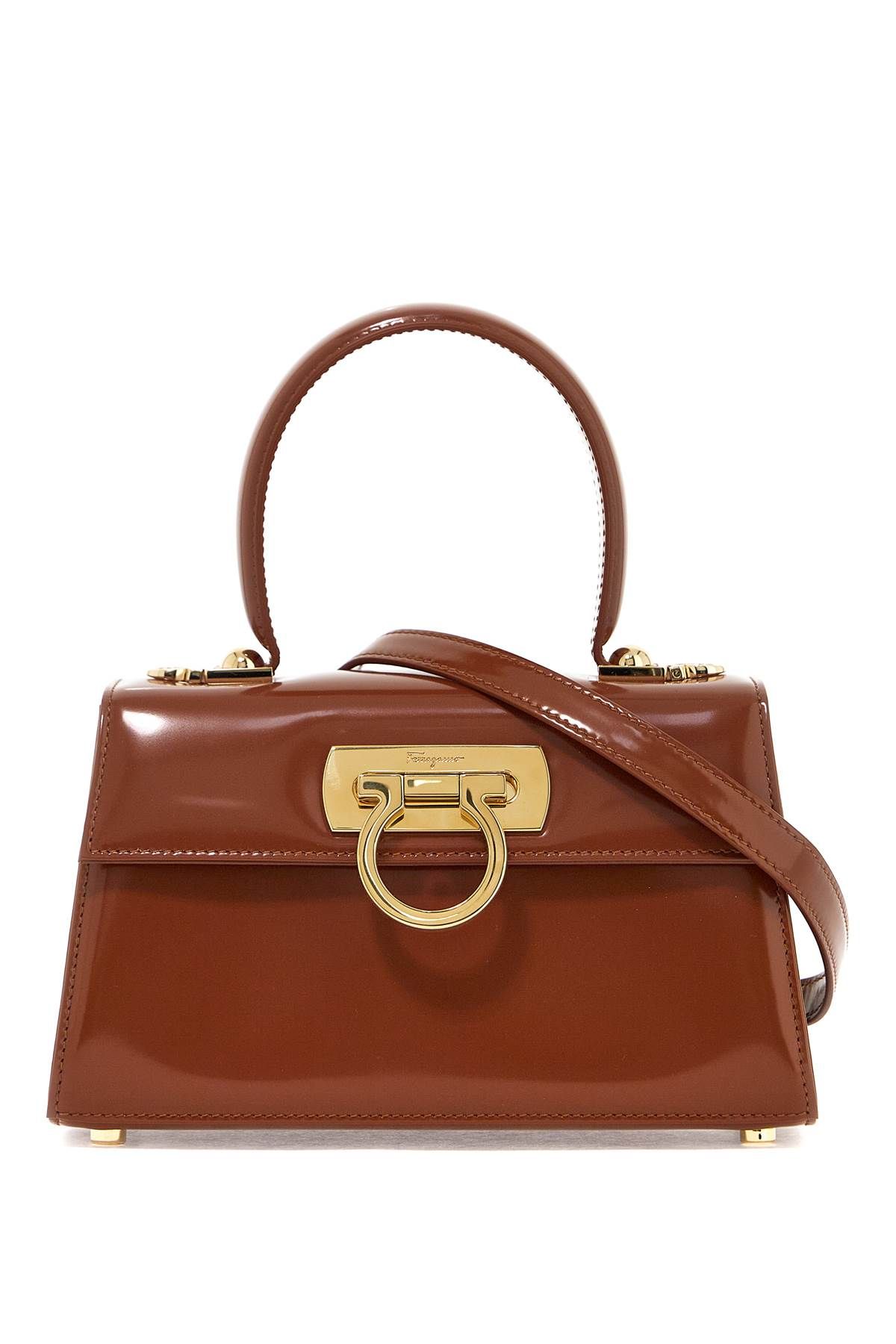 Ferragamo FERRAGAMO iconic top handle handbag