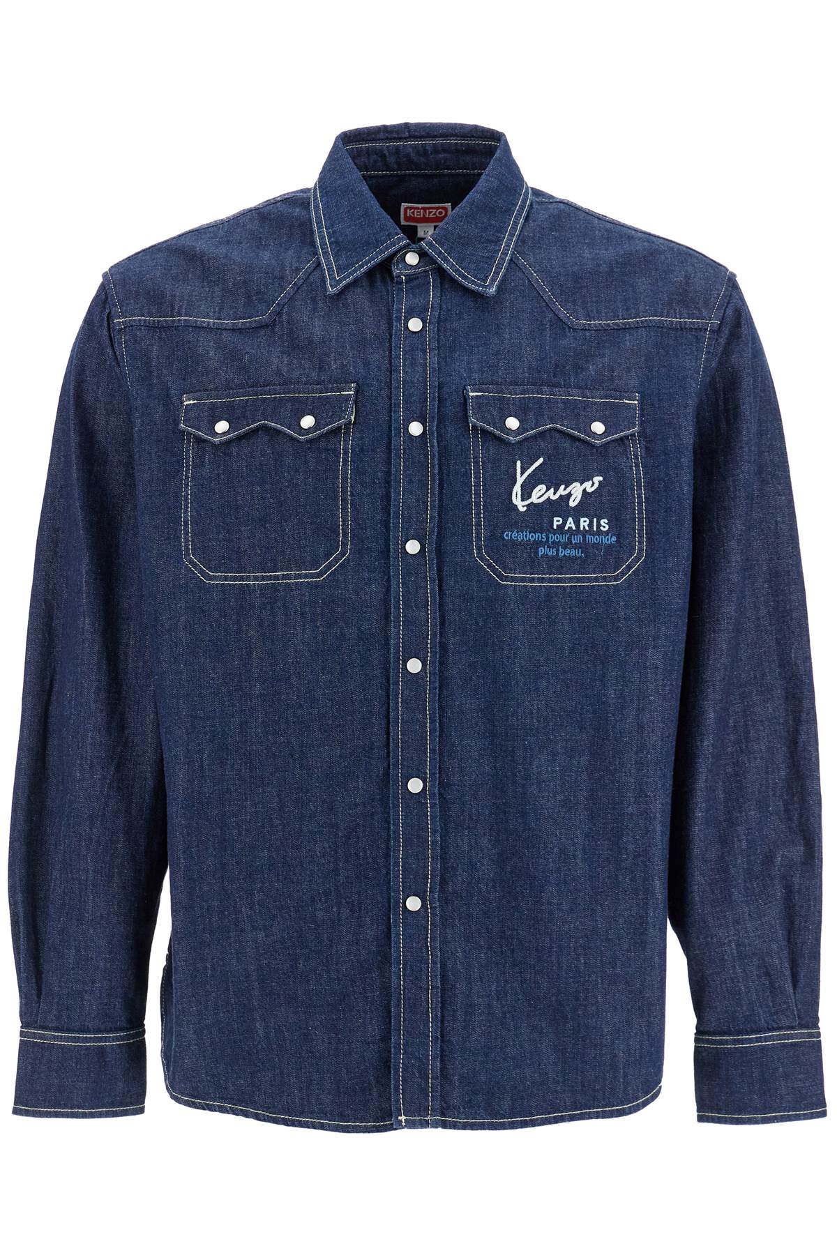 Kenzo KENZO denim western shirt for men