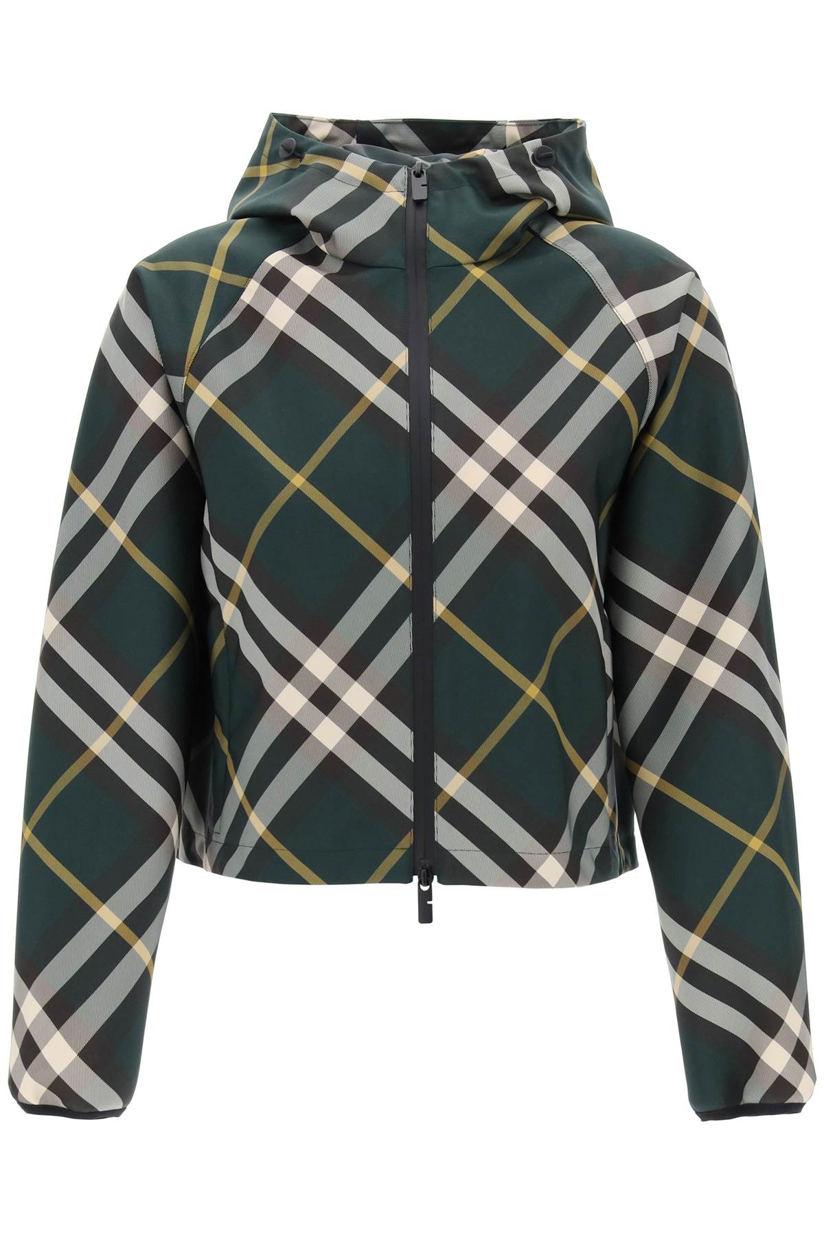 Burberry BURBERRY lightweight check cropped jacket