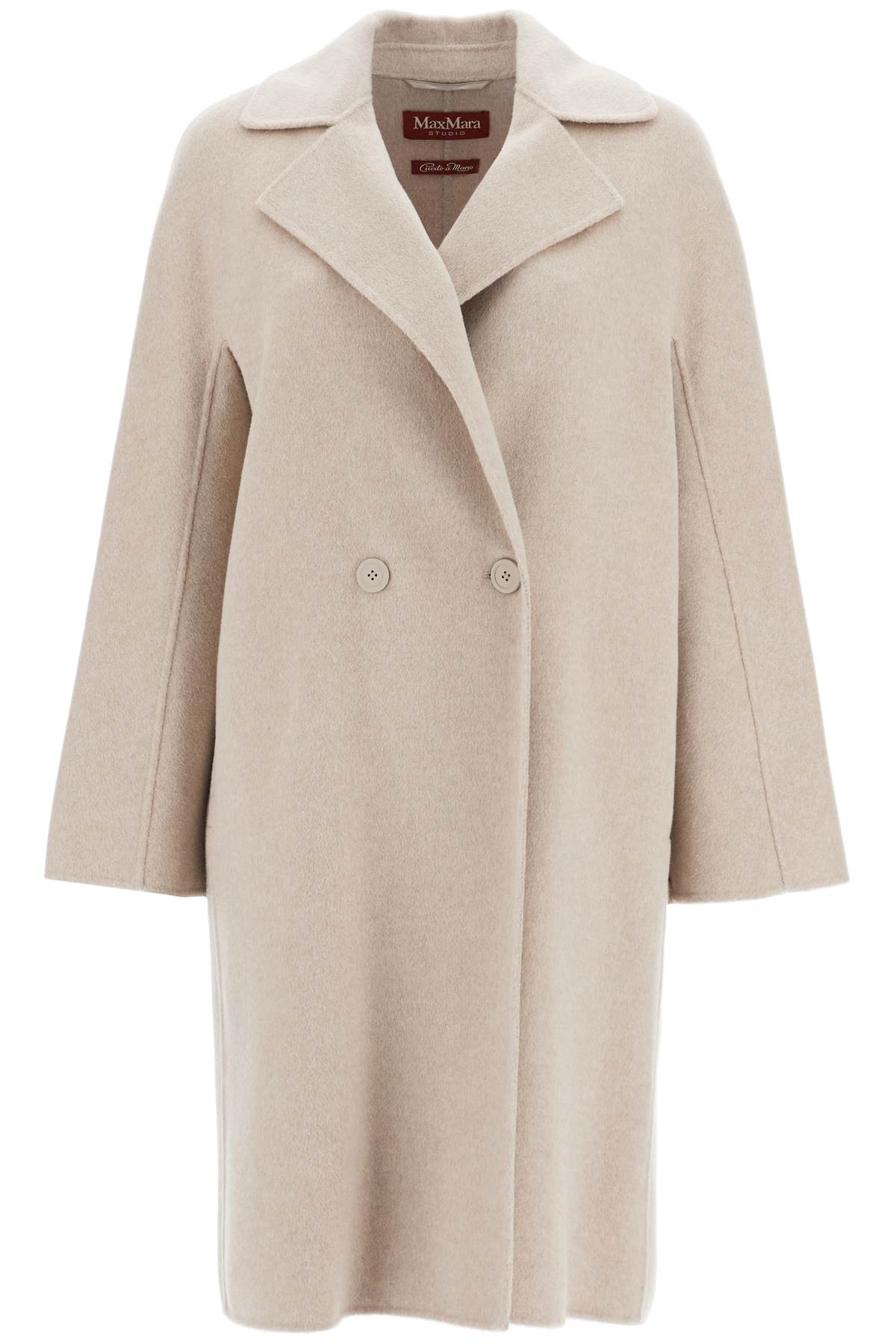 MAX MARA STUDIO MAX MARA STUDIO double-breasted wool and cashmere coat