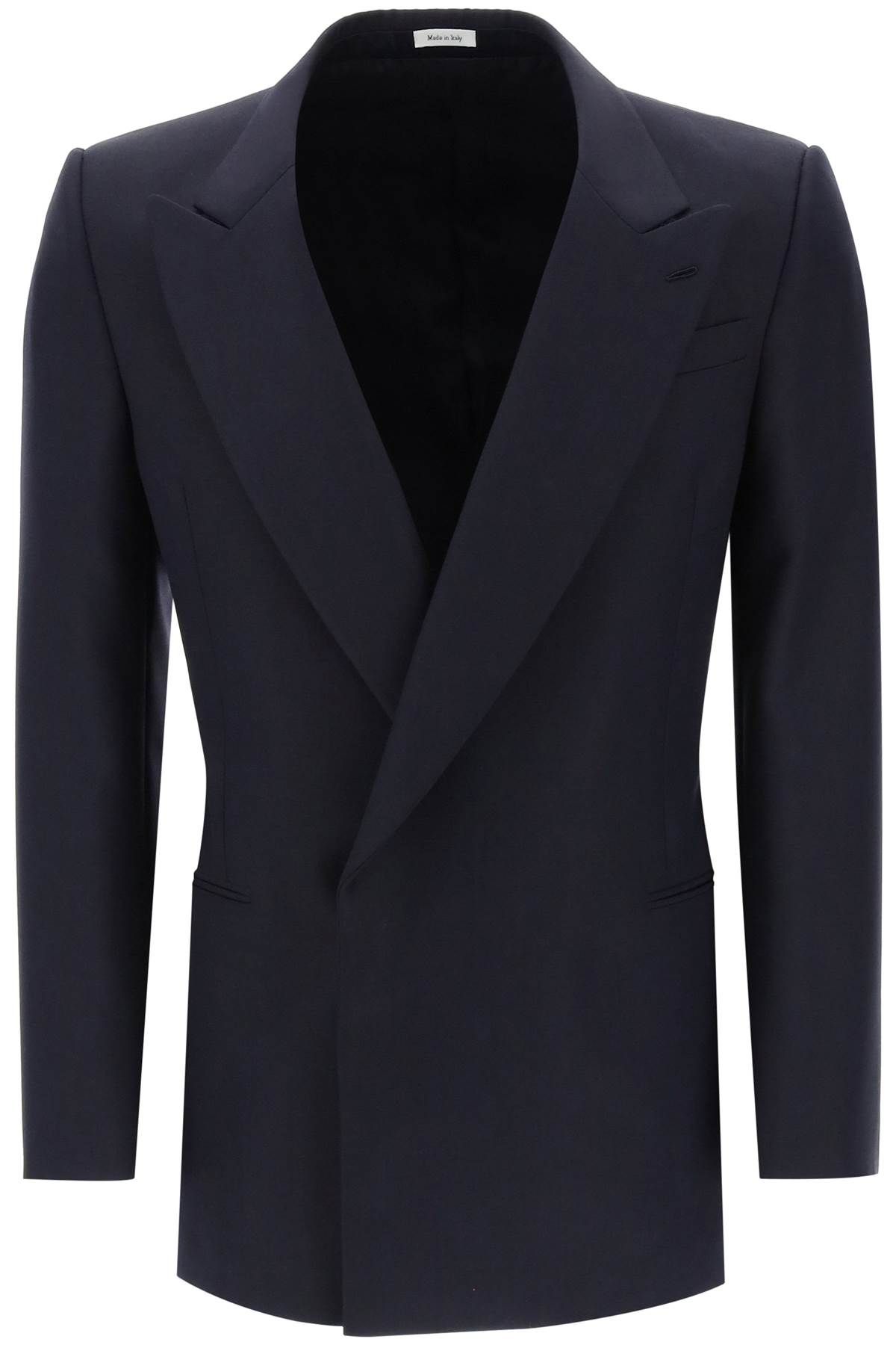 Alexander McQueen ALEXANDER MCQUEEN wool and mohair double-breasted blazer