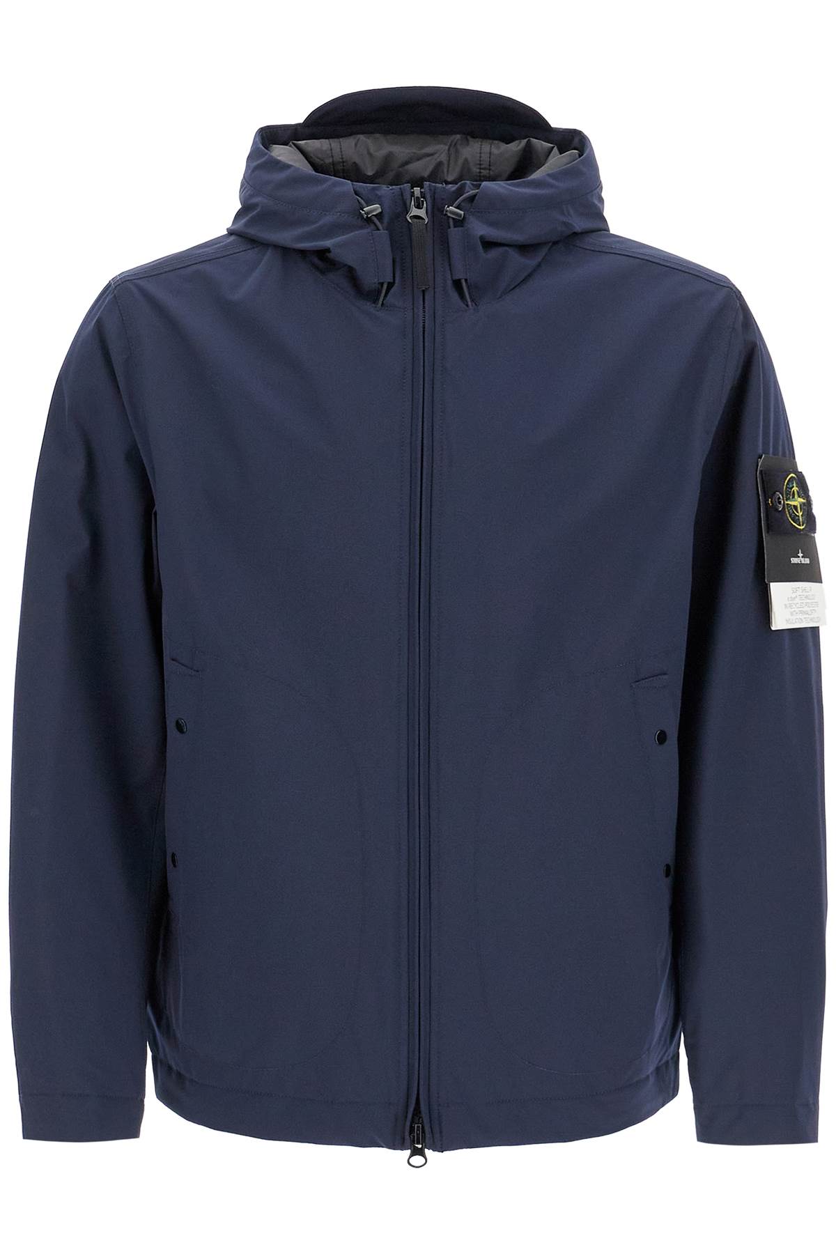 Stone Island STONE ISLAND light soft shell-r hooded jacket