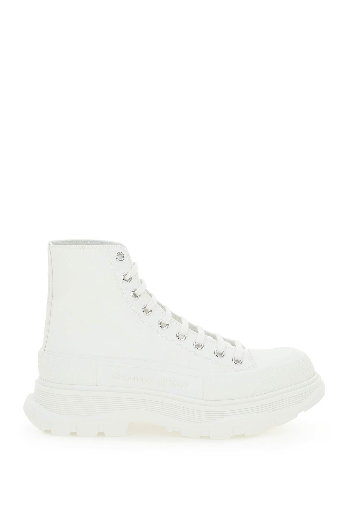 Alexander McQueen ALEXANDER MCQUEEN tread sleek high-top snekaers