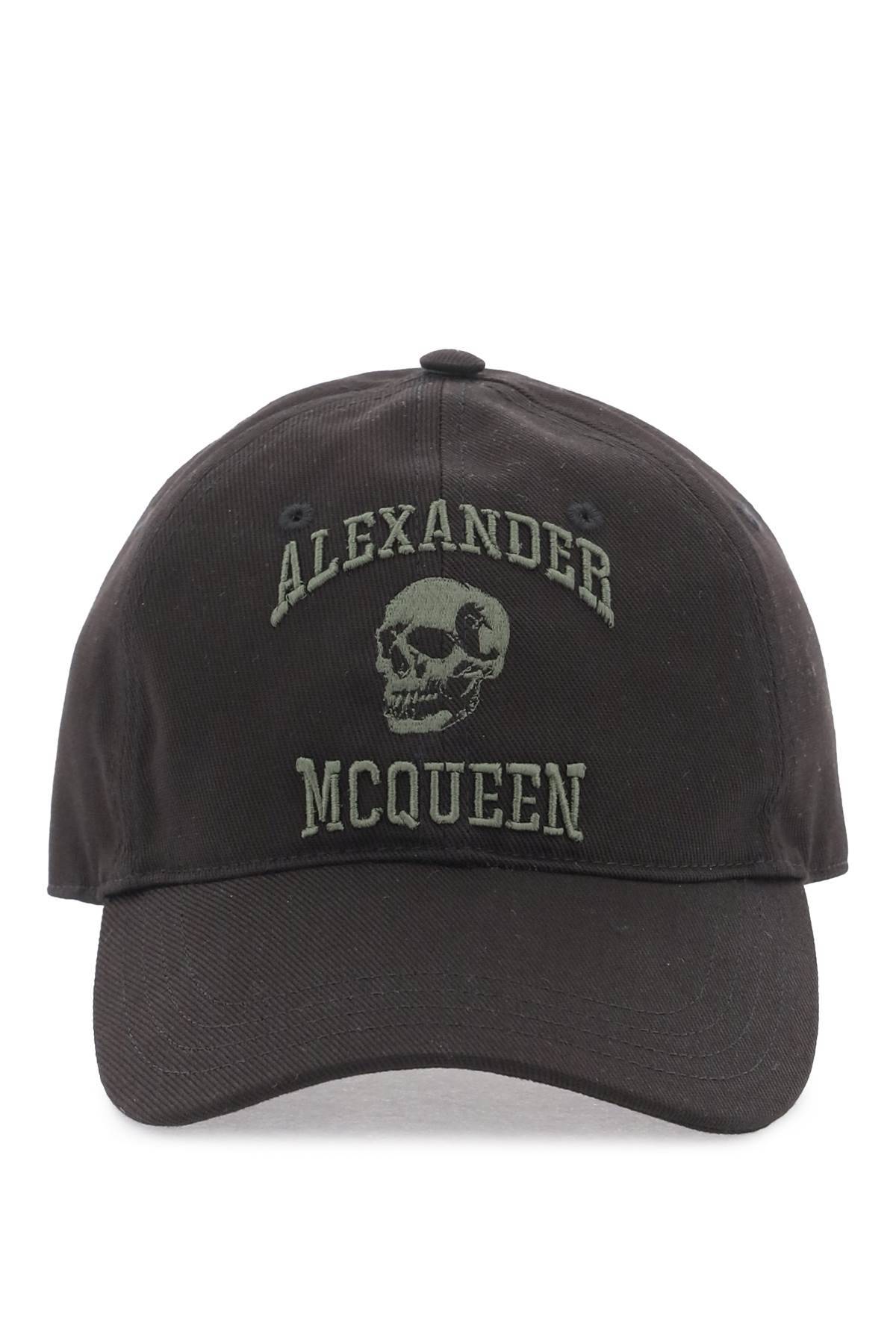 Alexander McQueen ALEXANDER MCQUEEN varsity skull baseball cap